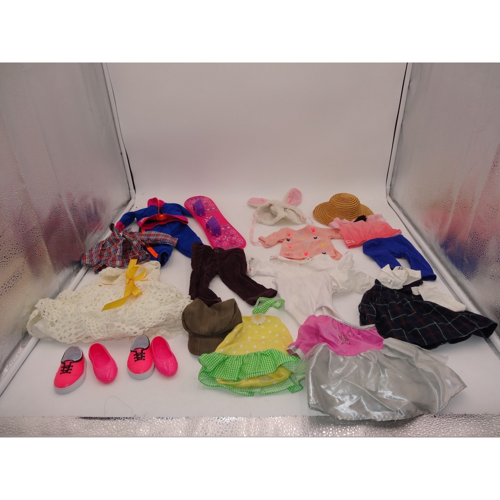 Our Generation Doll Clothes Ski Outfit Hats Shoes Dresses Pink Snowboard